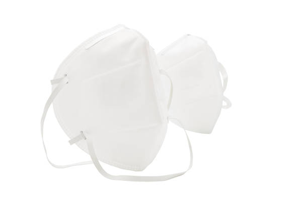 istock White virus protection mask in white background 1222220533