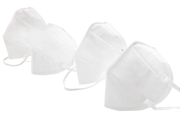 istock White virus protection mask in white background 1222220541