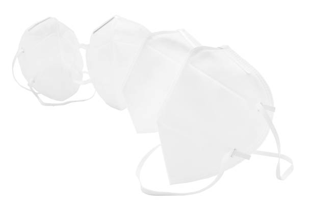 istock White virus protection mask in white background 1222221177