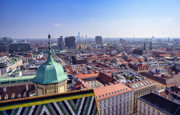 istock Aerial view of Vienna, Austria 1222222843