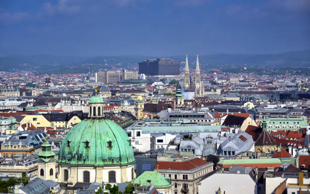 istock Aerial view of Vienna, Austria 1222223096