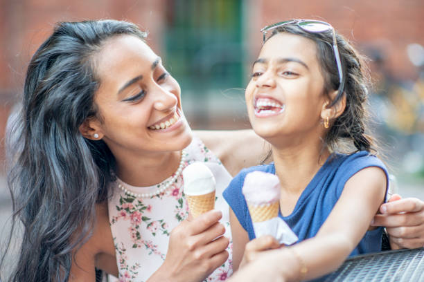 istock Family eating ice cream together 1222223386