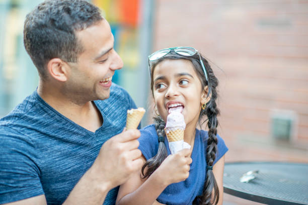 istock Family eating ice cream together 1222223388