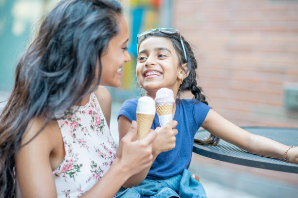 istock Family eating ice cream together 1222223394