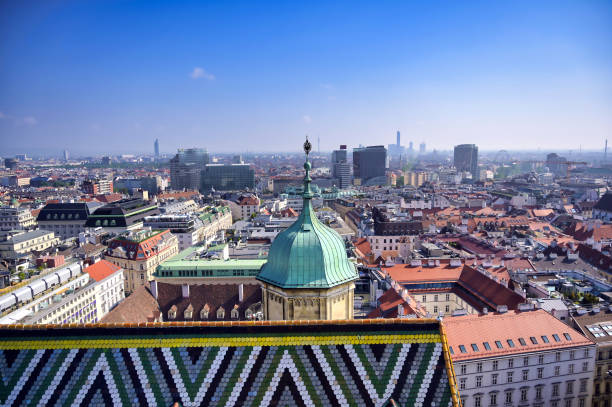 istock Aerial view of Vienna, Austria 1222223515