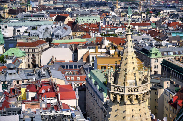 istock Aerial view of Vienna, Austria 1222223532