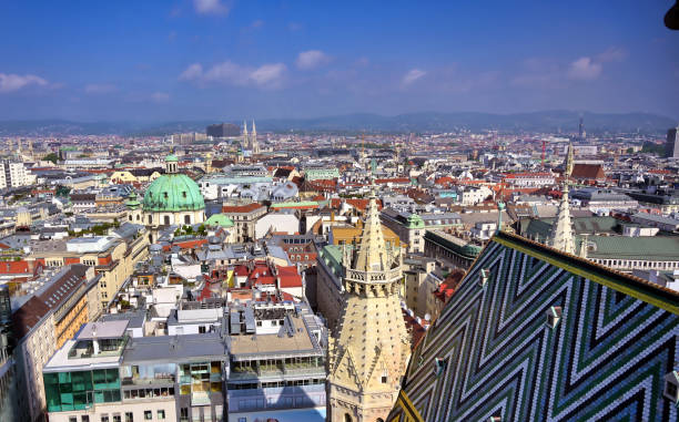 istock Aerial view of Vienna, Austria 1222224199