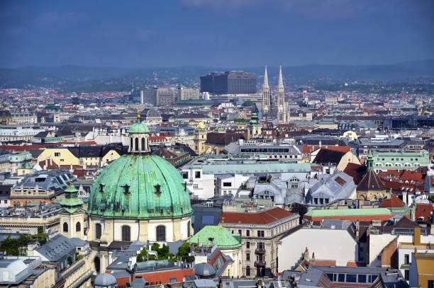 istock Aerial view of Vienna, Austria 1222224217