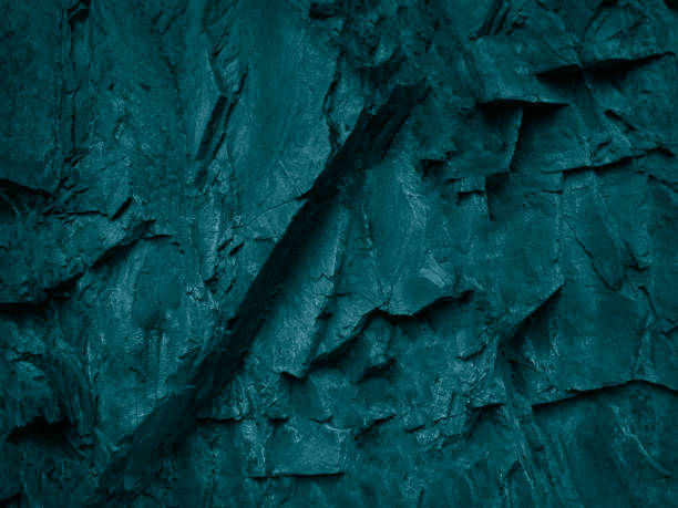 istock Green blue abstract background. Grunge stone background. Toned rock texture. 1222225624