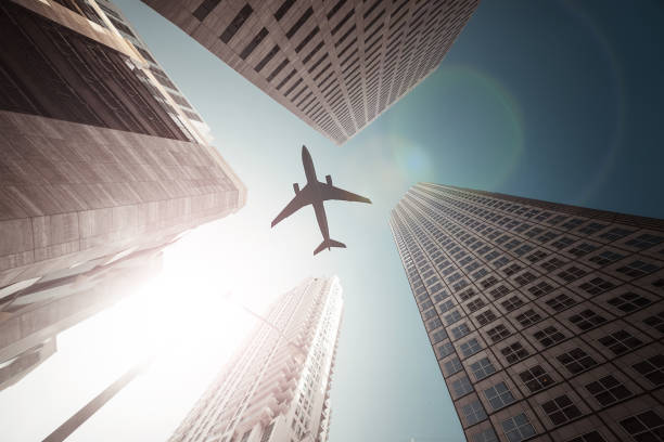 istock airplane in miami downtown 1222225810