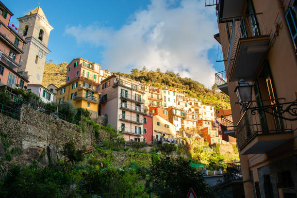 istock Panoramic view of Cinque terre 1222225868