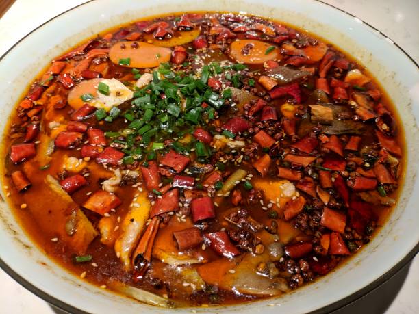 istock Chongqing style boiled blood curd 1222232075