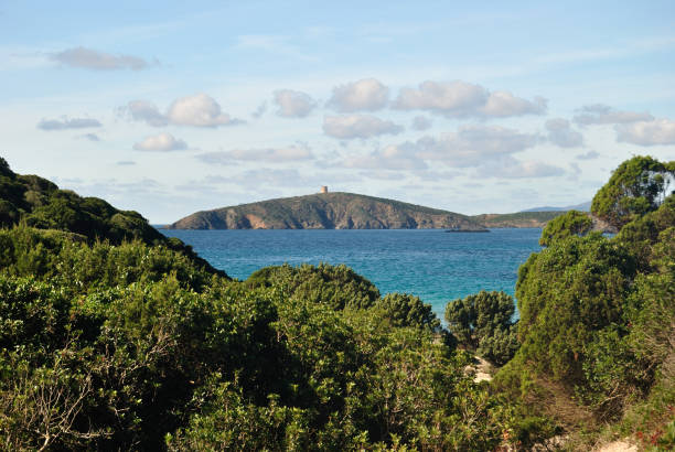 istock Cape Malfatano as seen from Cape Spartivento 1222240286