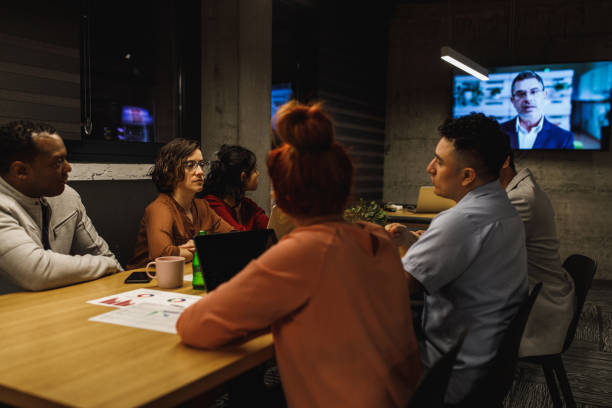 istock Videoconferencing is essential help in today's modern business environment 1222240994