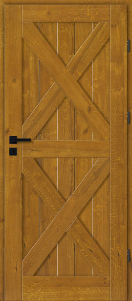 istock Wooden interior doors 1222247453