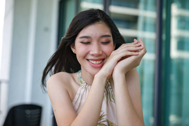 istock Beautiful women smiling and sitting at table 1222249629