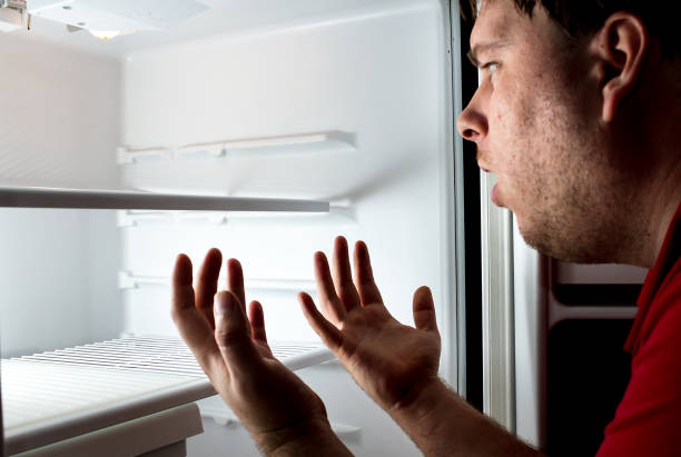 istock Man trying to find his next meal. It's gone 1222257991