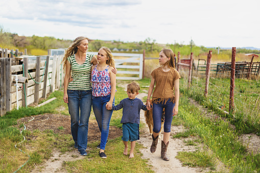 Farm Life in Western USA Family Enjoyment (Shot with Canon 5DS 50.6mp photos professionally retouched - Lightroom / Photoshop - original size 5792 x 8688 downsampled as needed for clarity and select focus used for dramatic effect)