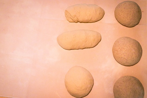 Knead the dough for Baking bread in Japan