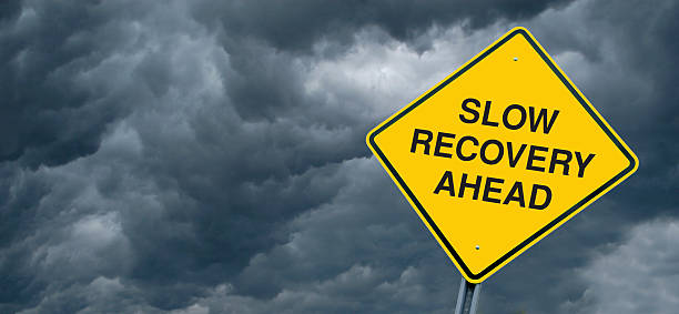 istock Caution Sign in Front of Storm Clouds 122226573