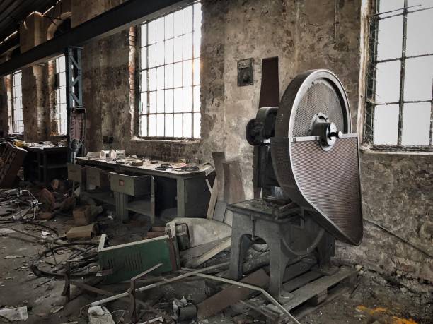 istock inside an old factory outside the city 1222268078