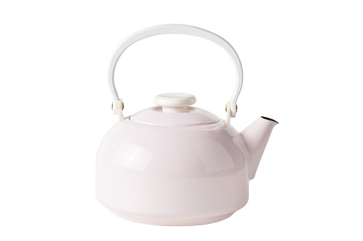 Ceramic teapot (Clipping Path) isolated on white background