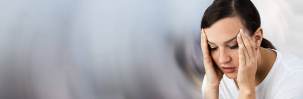 Photo Of Young Woman Suffering From Vertigo illness