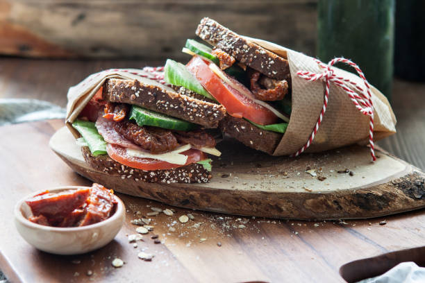 istock Homemade healthy sandwich 1222273274