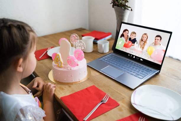 istock Birthday Video Conference Call 1222274981