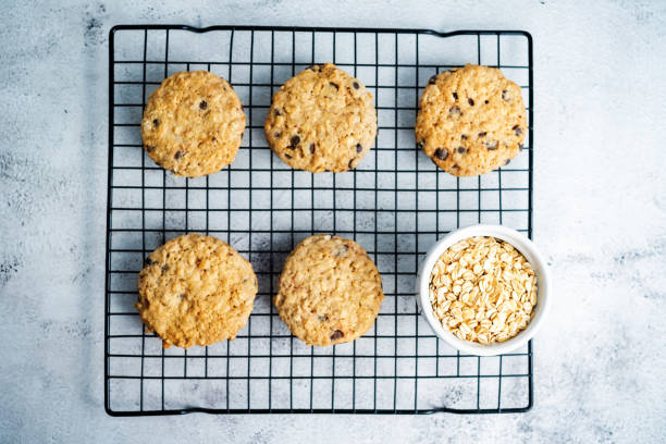 istock Chocolate chips oatmeal cookies 1222275189