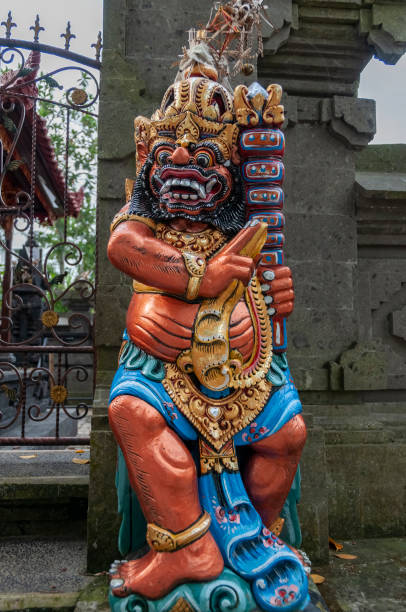 istock Ornate Hindu statue Bali Indonesia 1222275896