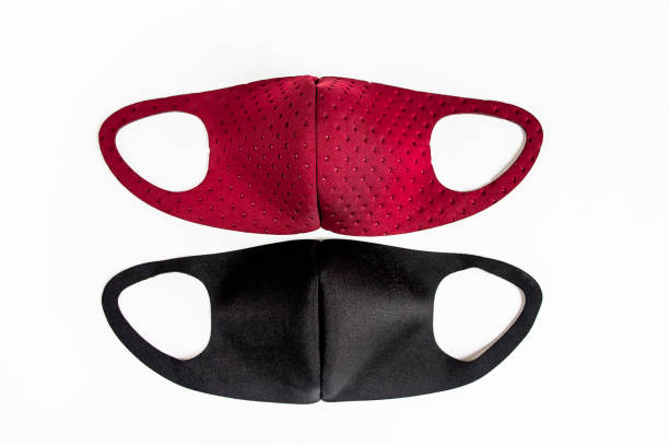 istock neoprene mask top view on white background 1222277636
