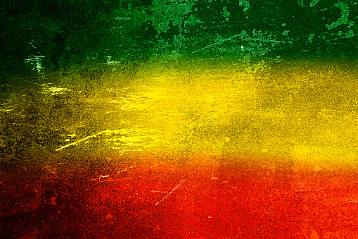 Verde, amarillo, fondo de textura roja, fondo reggae photo