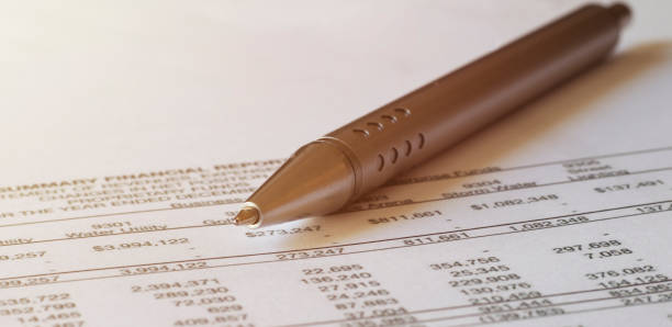 istock Stock market graphs and charts. 1222286778
