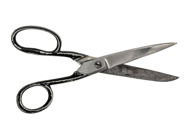 istock vintage scissor isolated over white 1222287429
