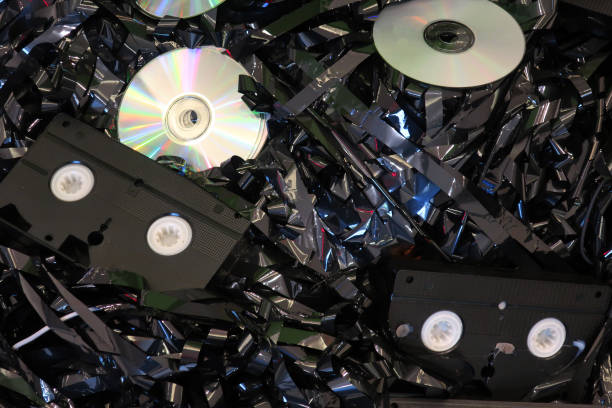 Storage media: video cassettes and laser discs