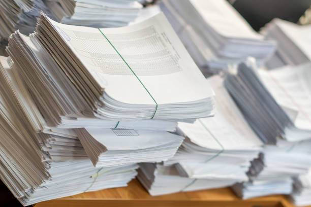 istock pile of paper documents in the office 1222293858