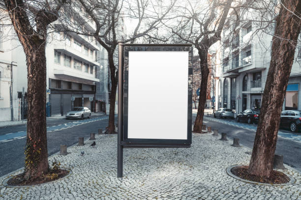 istock Template of ad billboard in an alley 1222307852