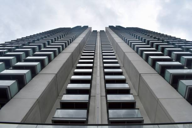 istock Sykscraper London residential looking vertical 1222308455