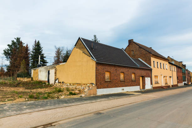istock view of Kerpen-Manheim, Western-Germany, that becames relocated for open-pit coal mine Hambach 1222309385