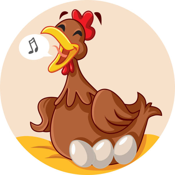 Funny Hen Sitting On Eggs Singing Cartoon Mascot Stock Illustration - Download Image Now - Chicken - Bird, Hen, Happiness - iStock Funny Hen Sitting On Eggs Singing Cartoon Mascot Stock Illustration - Download Image Now - Chicken - Bird, Hen, Happiness - iStock