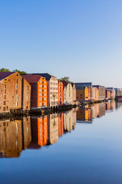istock colorful warehouses in trondheim, norway 1222319565