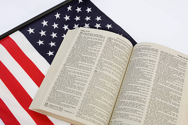 istock USA Flag and Psalms 122232321