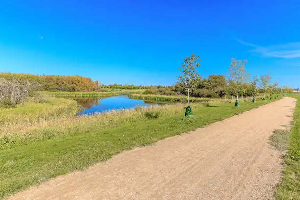 Donna L. Birkmaier Park is located in the Briarwood neighborhood of Saskatoon.