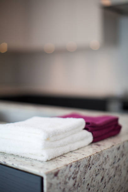 istock clean towel in the room 1222332239