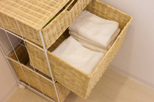istock clean towel in the room 1222332295