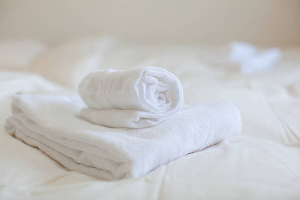 istock clean towel in the room 1222332454
