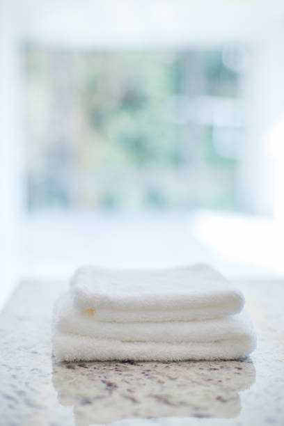 istock clean towel in the room 1222332481