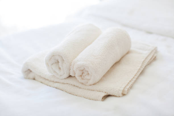 istock clean towel in the room 1222332484