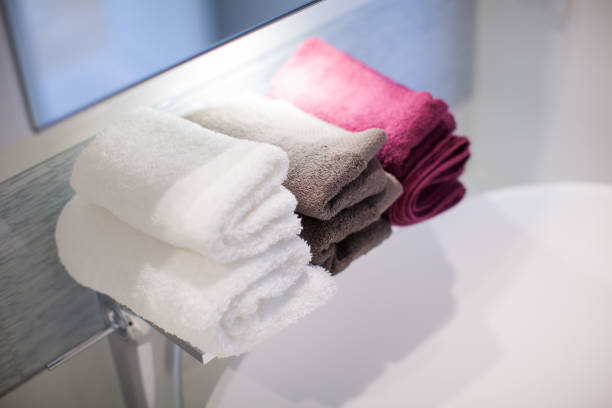 istock clean towel in the room 1222332504